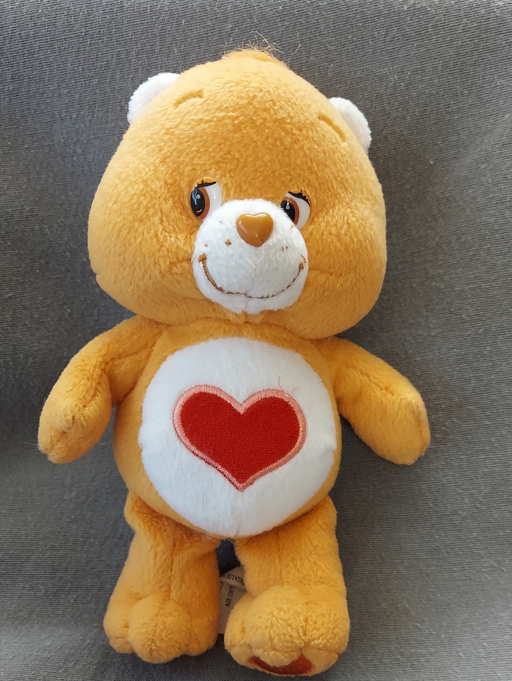 Vintage 2004 Care Bear Tenderheart Bear Plush 8 Inch Collectible Nostalgia